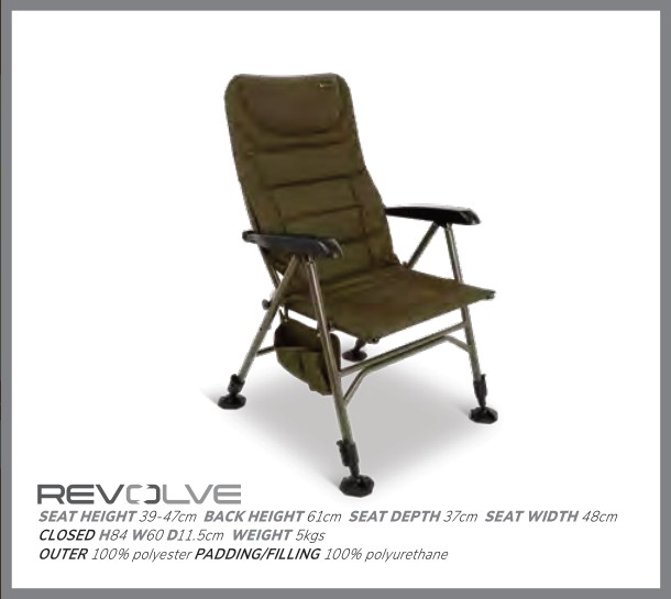 STOLICA AVID REVOLVE ARMCHAIR LEĐA61CM SJEDIŠTE 37X48